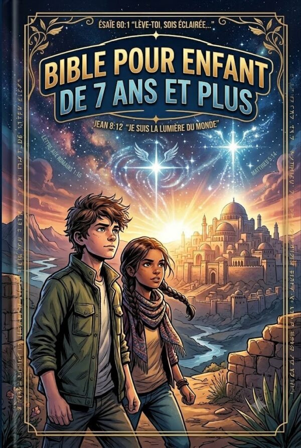 Bible pour enfants de 7 ans et plus.