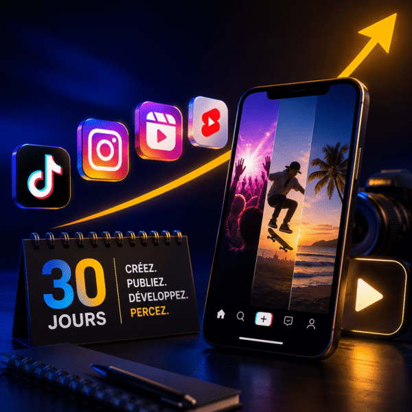 30 JOURS POUR PERCER SUR TIKTOK, INSTAGRAM, REELS ET YOUTUBE SHORTS 30 JOURS POUR PERCER SUR TIKTOK, INSTAGRAM, REELS ET YOUTUBE SHORTS